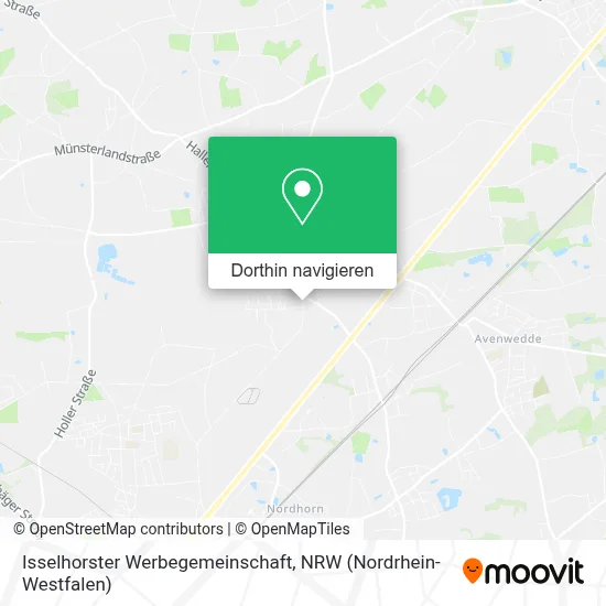 Isselhorster Werbegemeinschaft Karte