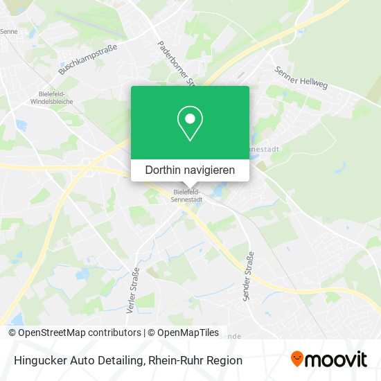 Hingucker Auto Detailing Karte