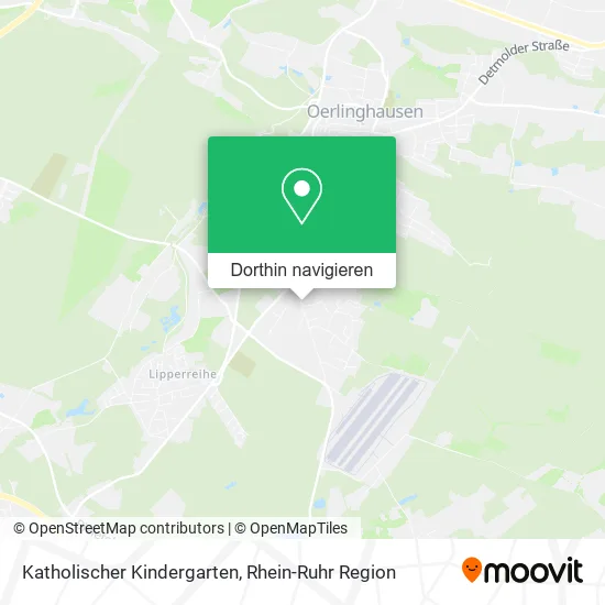 Katholischer Kindergarten Karte