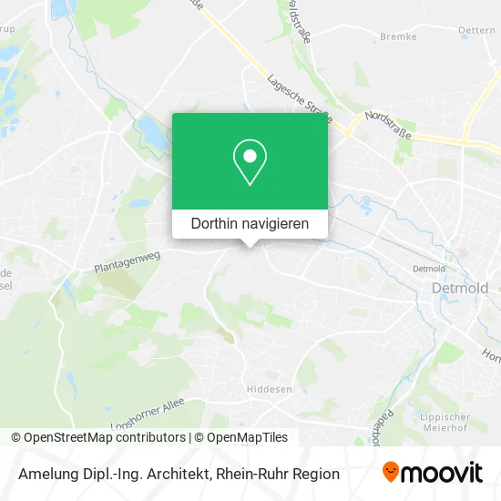 Amelung Dipl.-Ing. Architekt Karte