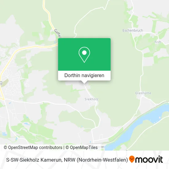 S-SW-Siekholz Kamerun Karte