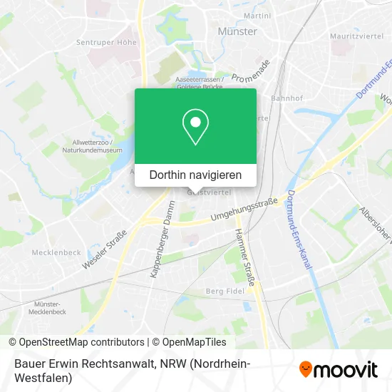 Bauer Erwin Rechtsanwalt Karte