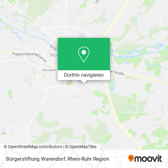 Bürgerstiftung Warendorf Karte