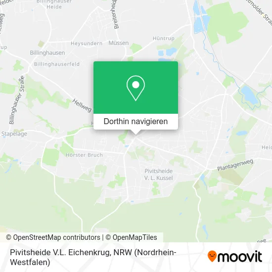 Pivitsheide V.L. Eichenkrug Karte