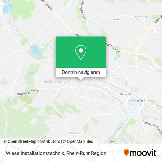 Wiese Installationstechnik Karte