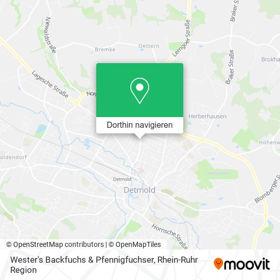Wester's Backfuchs & Pfennigfuchser Karte
