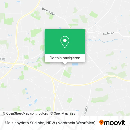 Maislabyrinth Südlohn Karte