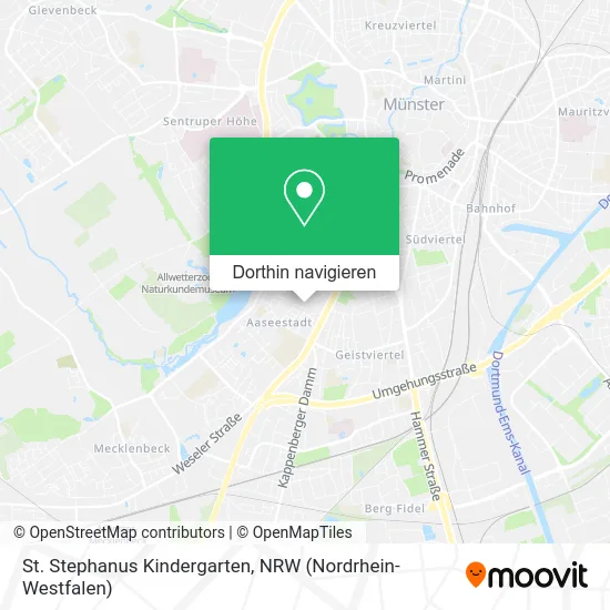 St. Stephanus Kindergarten Karte