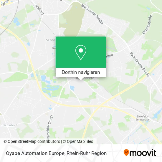 Oyabe Automation Europe Karte