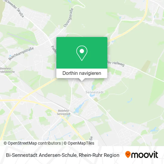 Bi-Sennestadt Andersen-Schule Karte
