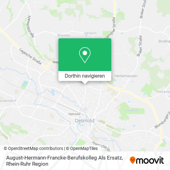 August-Hermann-Francke-Berufskolleg Als Ersatz Karte