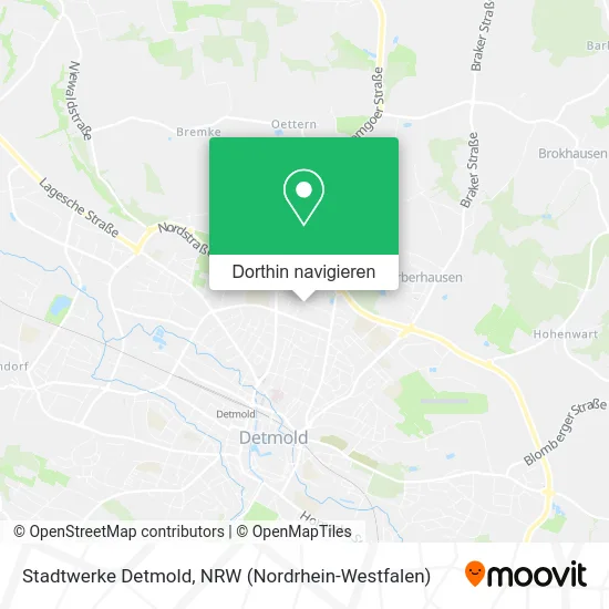 Stadtwerke Detmold Karte