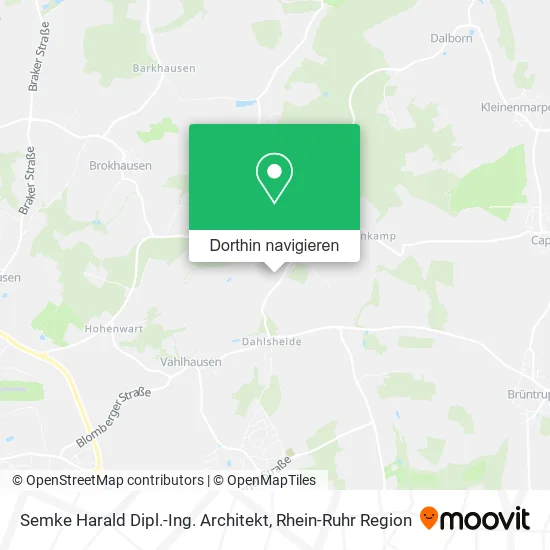 Semke Harald Dipl.-Ing. Architekt Karte