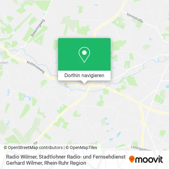 Radio Wilmer, Stadtlohner Radio- und Fernsehdienst Gerhard Wilmer Karte