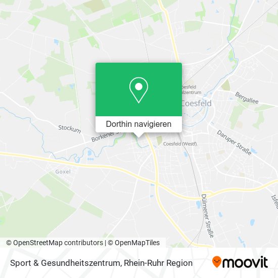Sport & Gesundheitszentrum Karte