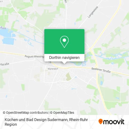 Küchen und Bad Design Sudermann Karte