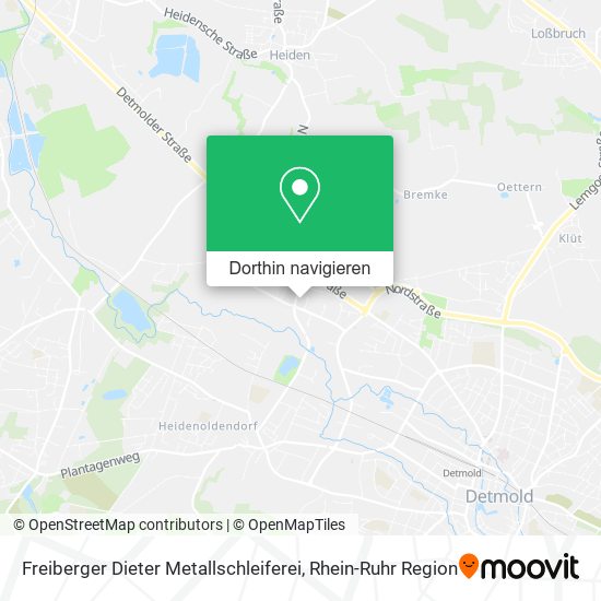 Freiberger Dieter Metallschleiferei Karte