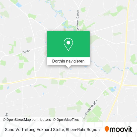 Sano Vertretung Eckhard Stelte Karte