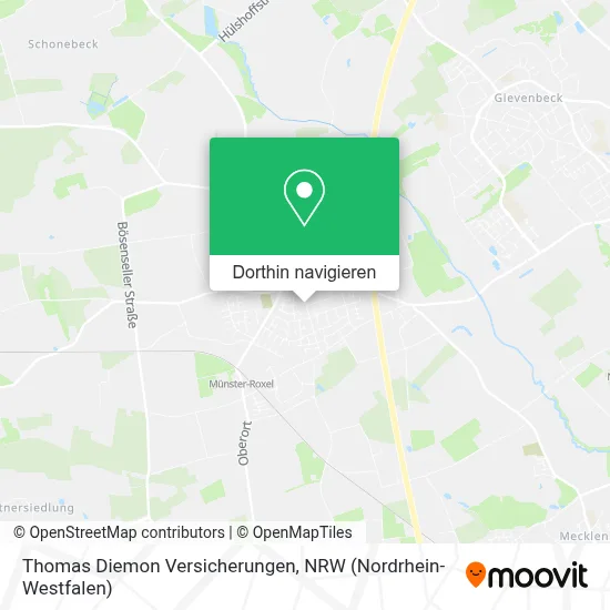 Thomas Diemon Versicherungen Karte