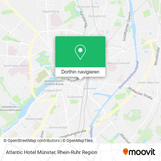 Atlantic Hotel Münster Karte
