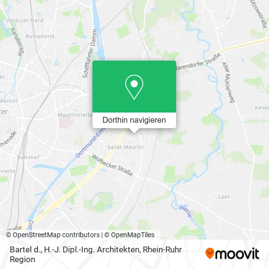 Bartel d., H.-J. Dipl.-Ing. Architekten Karte