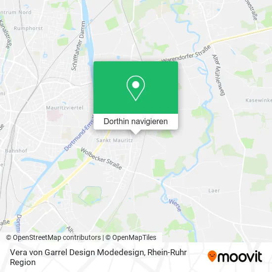 Vera von Garrel Design Modedesign Karte