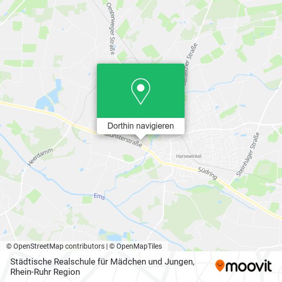 Städtische Realschule für Mädchen und Jungen Karte