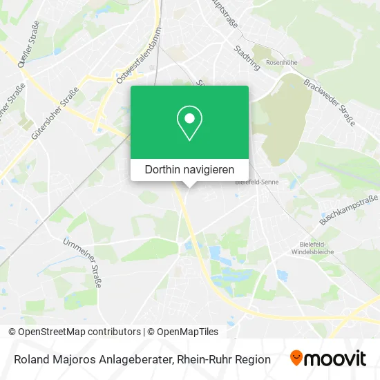 Roland Majoros Anlageberater Karte