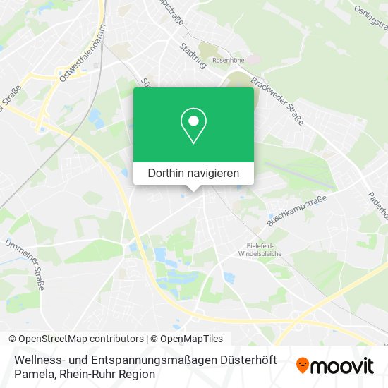 Wellness- und Entspannungsmaßagen Düsterhöft Pamela Karte