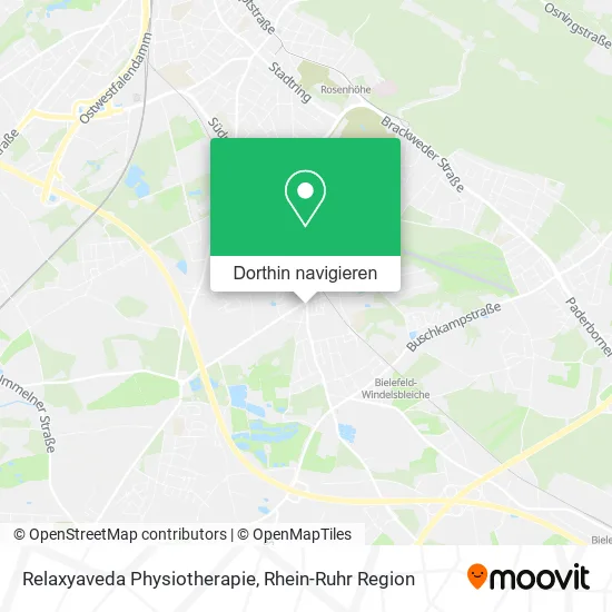 Relaxyaveda Physiotherapie Karte