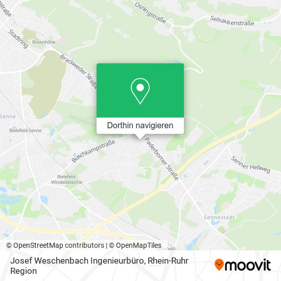 Josef Weschenbach Ingenieurbüro Karte