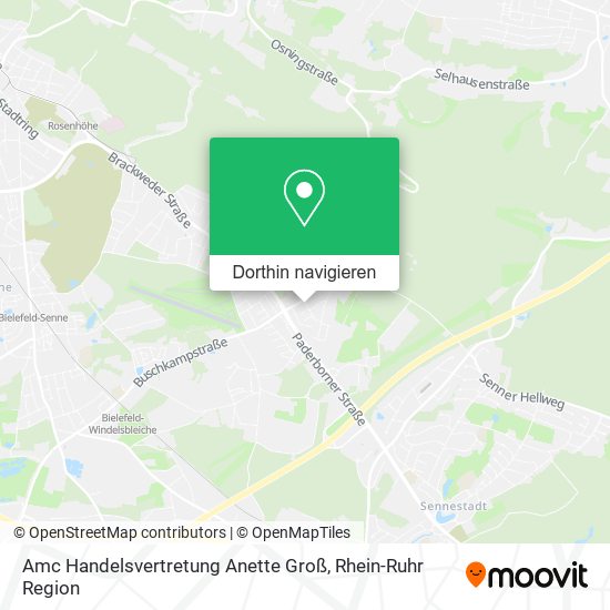 Amc Handelsvertretung Anette Groß Karte