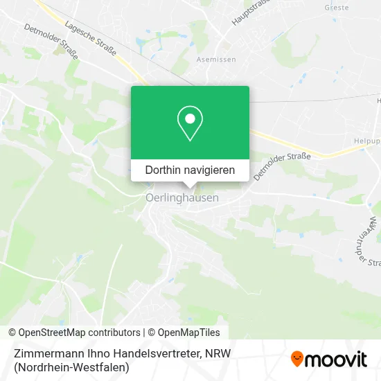 Zimmermann Ihno Handelsvertreter Karte