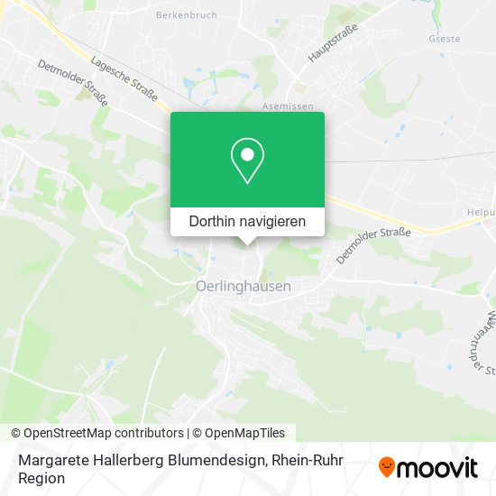Margarete Hallerberg Blumendesign Karte