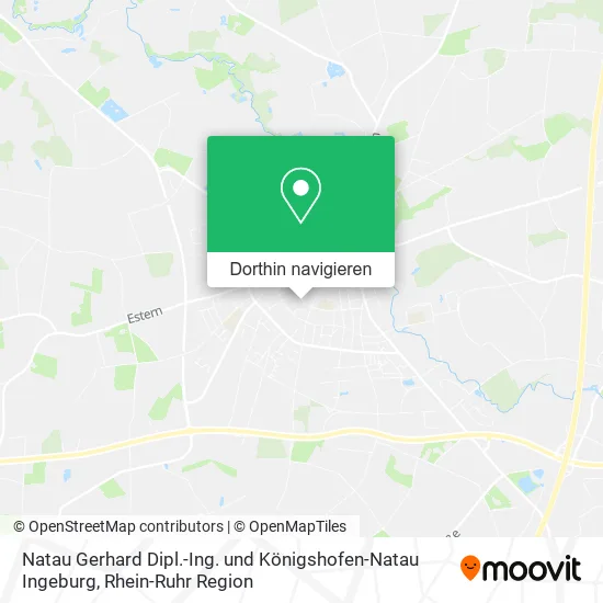 Natau Gerhard Dipl.-Ing. und Königshofen-Natau Ingeburg Karte
