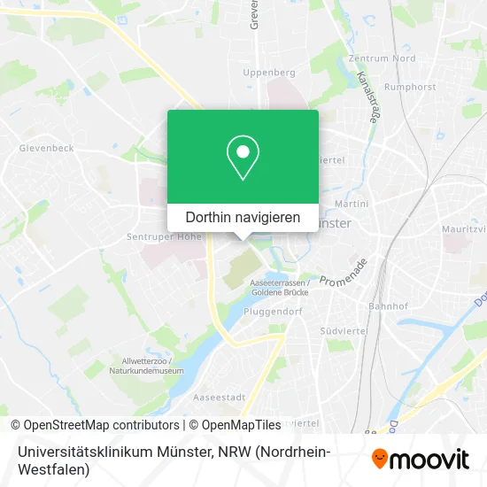 Universitätsklinikum Münster Karte