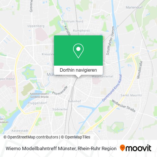 Wiemo Modellbahntreff Münster Karte
