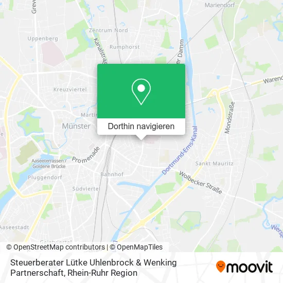 Steuerberater Lütke Uhlenbrock & Wenking Partnerschaft Karte