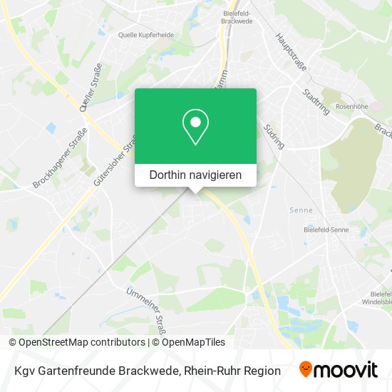 Kgv Gartenfreunde Brackwede Karte