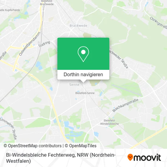 Bi-Windelsbleiche Fechterweg Karte