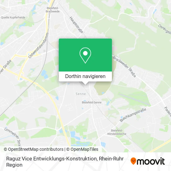 Raguz Vice Entwicklungs-Konstruktion Karte