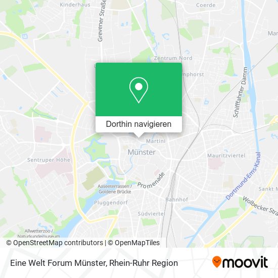 Eine Welt Forum Münster Karte