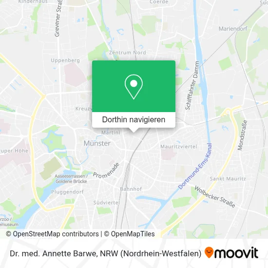 Dr. med. Annette Barwe Karte