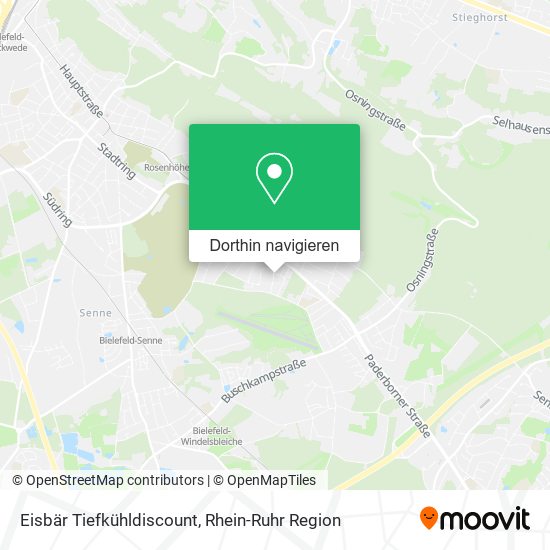Eisbär Tiefkühldiscount Karte