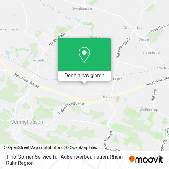 Tino Görner Service für Außenwerbeanlagen Karte