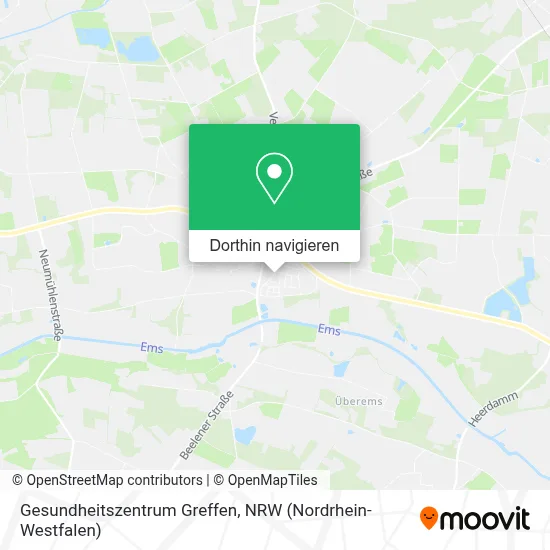 Gesundheitszentrum Greffen Karte