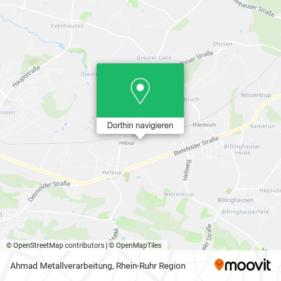 Ahmad Metallverarbeitung Karte