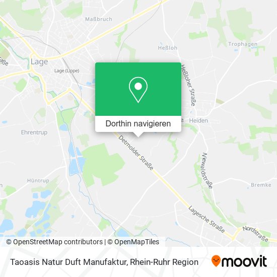 Taoasis Natur Duft Manufaktur Karte