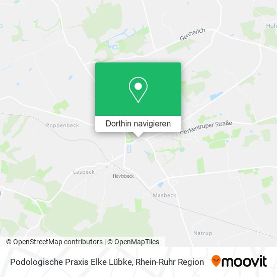 Podologische Praxis Elke Lübke Karte