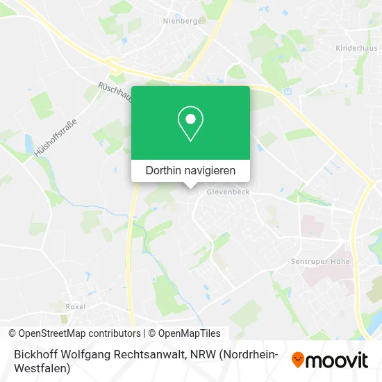 Bickhoff Wolfgang Rechtsanwalt Karte